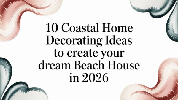 coastal home decorating ideas title card