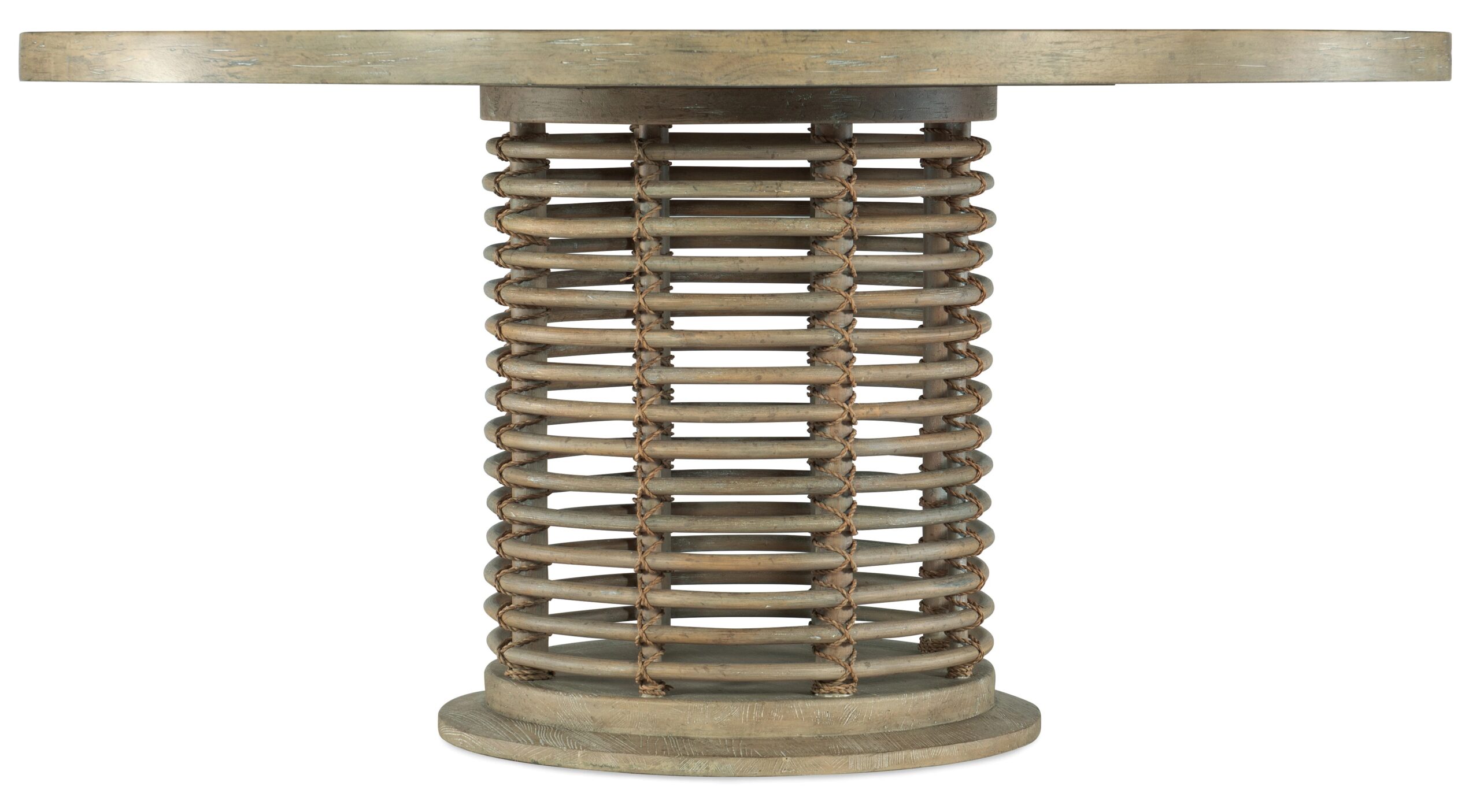 318abba1516d616dd05966e04ab9215b Surfrider 60in Rattan Round Dining Table - Image 1