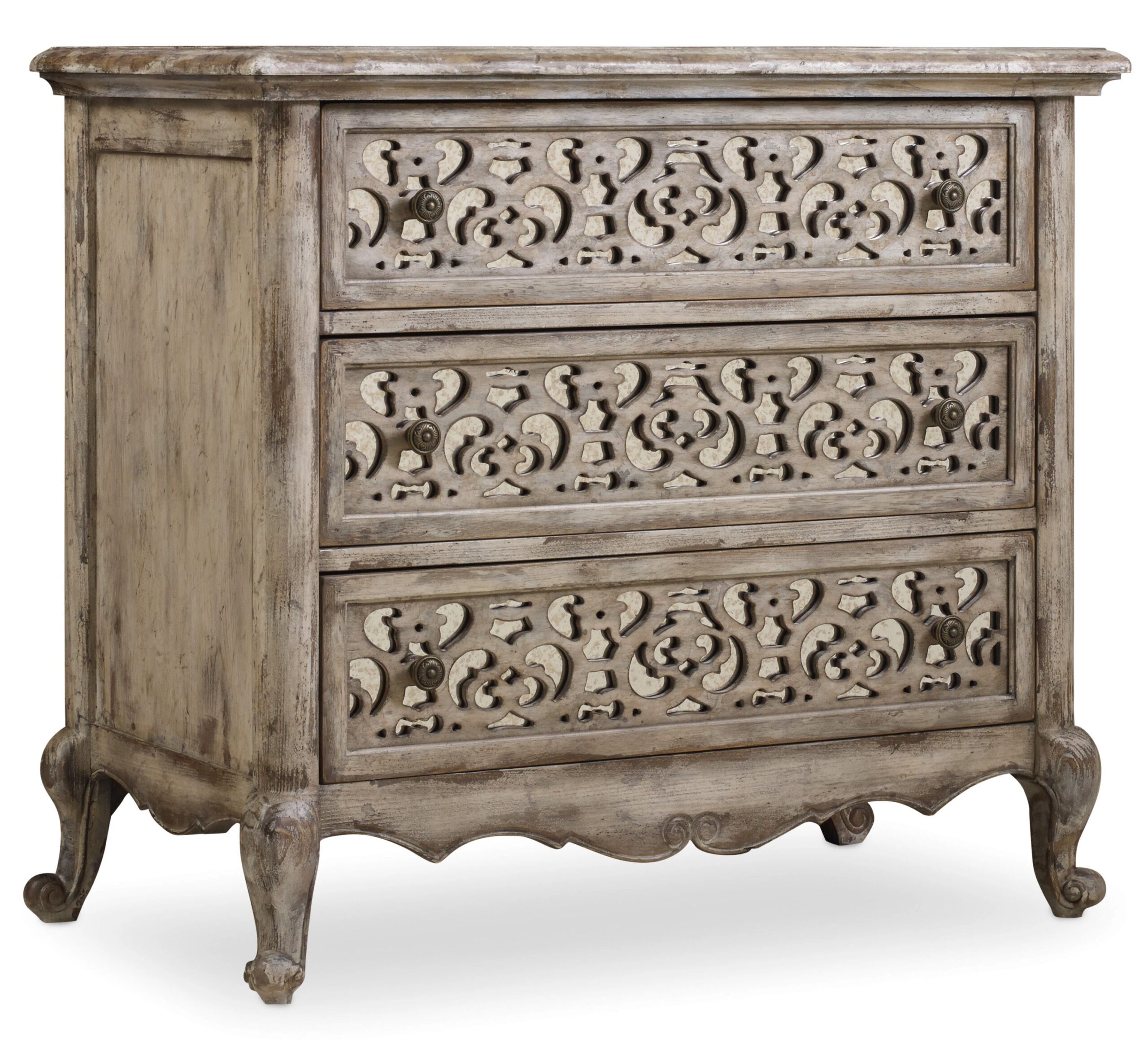 365aaad709ee332991a518f5551db5f8 Chatelet Fretwork Nightstand - Image 1