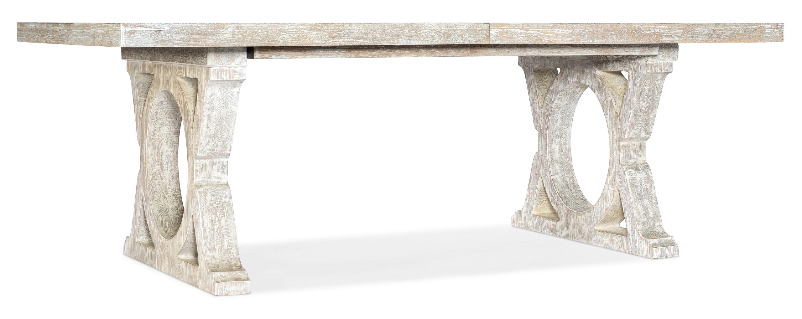 52db954756ed71cf90e857d45d9e74e5 Serenity Topsail Rectangle Dining Table with 2-18in Leaves - Image 1
