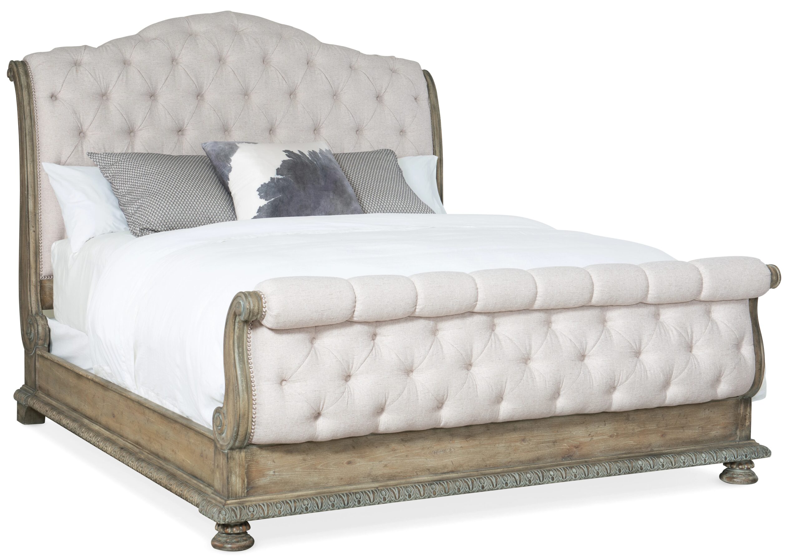 7bdf9af0d77aaf8027713ad71b278d8d Castella King Tufted Bed - Image 1